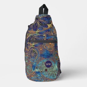 Art Grunge Crossbody Bag