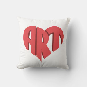 Art Heart Kissen