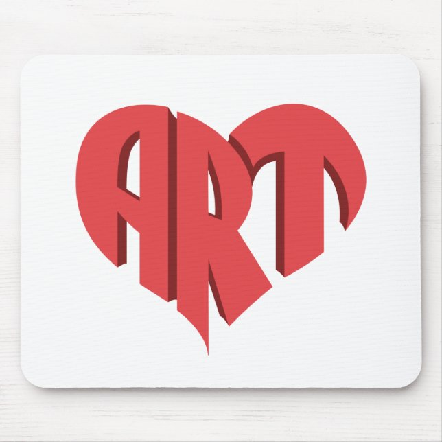 Art Heart Mousepad (Vorne)