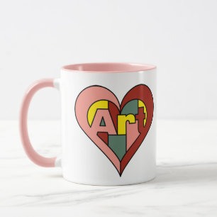Art Heart Tasse