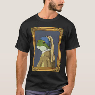 Art History Frog Fine Arts Vermeer Girl of Arts T-Shirt