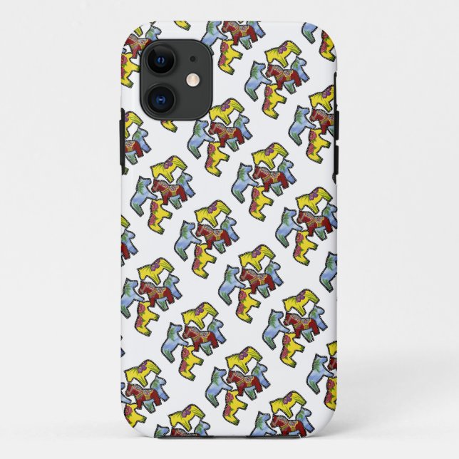 Art Horses iPhone Case (Rückseite)