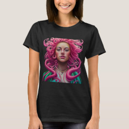 Art Illustartion Manga Portrait PopArt Psychedelic T-Shirt