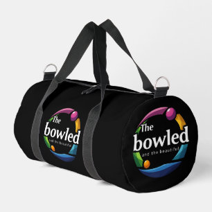 "Art in Motion: Bowling-Logo für Rundrasen, Duffle Bag
