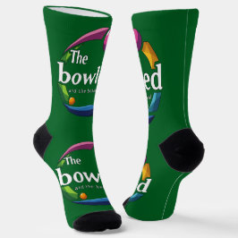 "Art in Motion: Bowling-Logo für Rundrasen, Socken
