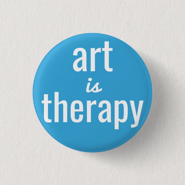 Art is Therapy Button Button (Vorderseite)