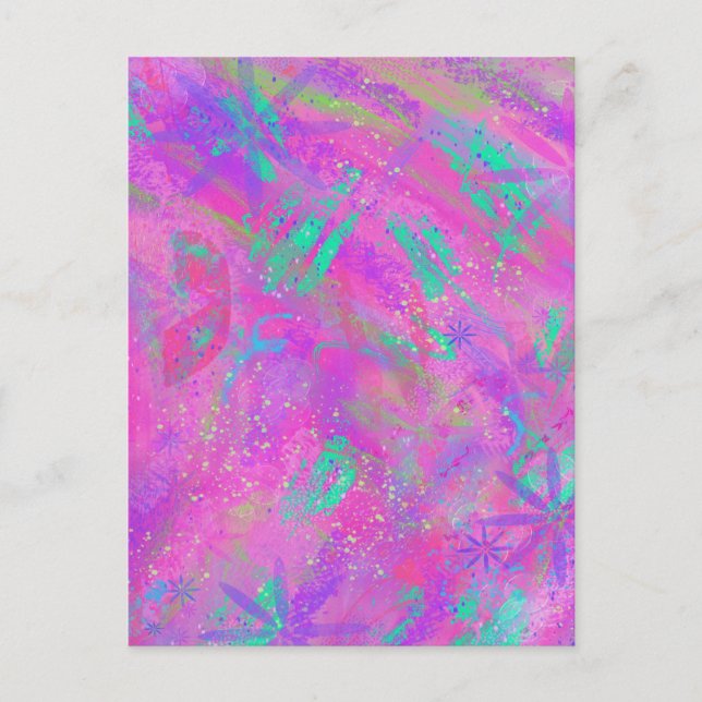 Art Journal-Liebe Postkarte (Vorderseite)