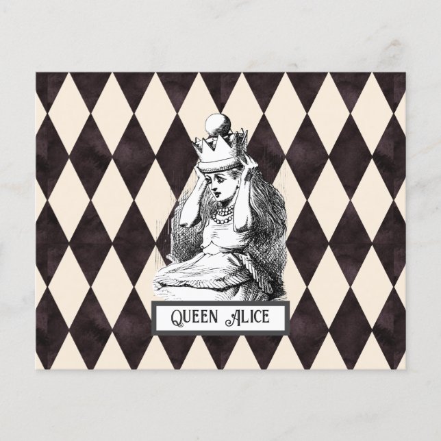 Art Journal Vintag Alice mit Crown Harlequin (Vorderseite)