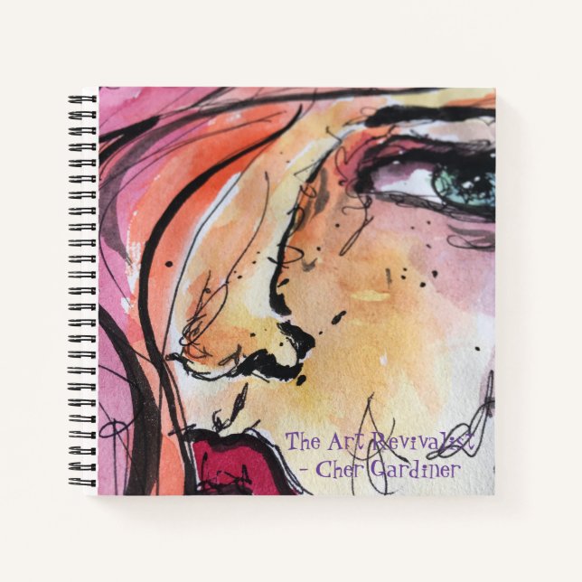 Art Journaling Flare Notizbuch (Vorderseite)