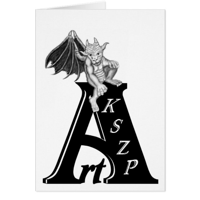 Art KSZP Logo mit Golem Gargoyle (Vorne)