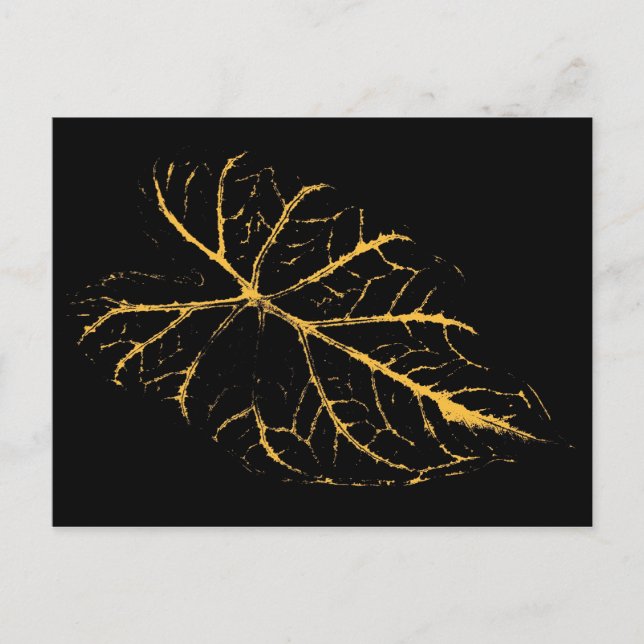 Art Leaf 26 Postkarte (Vorderseite)