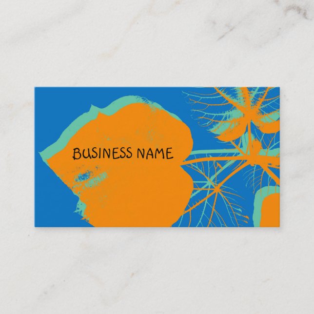 Art Leaf Business Cards Visitenkarte (Vorderseite)