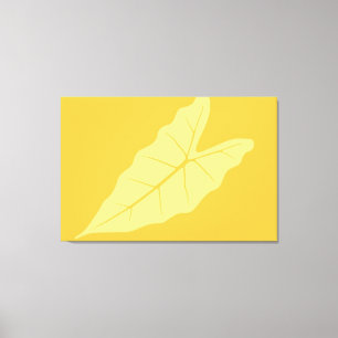 Art Leaf Gelber Herbst 2 Leinwanddruck