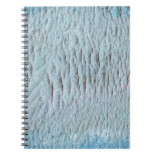 Art Leinwand blaue Textur Notizblock (Vorderseite)