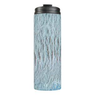 Art Leinwand blaue Textur Thermosbecher