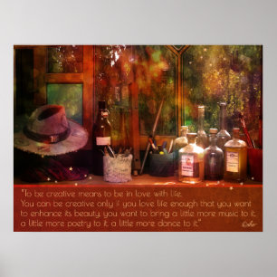 Art, Life & Creativity Poster
