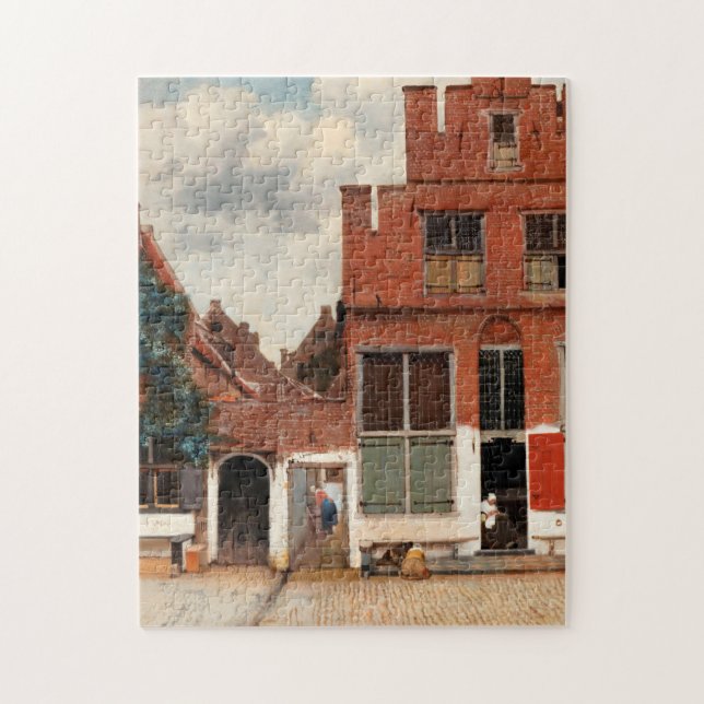 Art Lover verschenkt den Little Street Vermeer Puzzle (Vertikal)