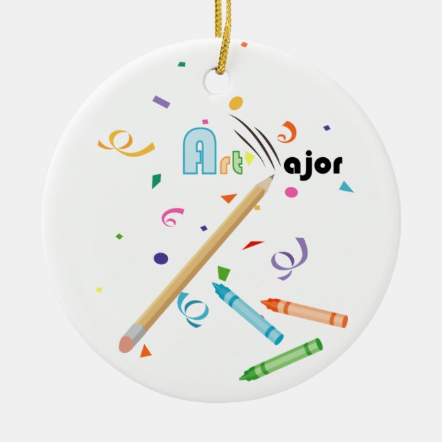 Art Major Keramik Ornament (Vorne)