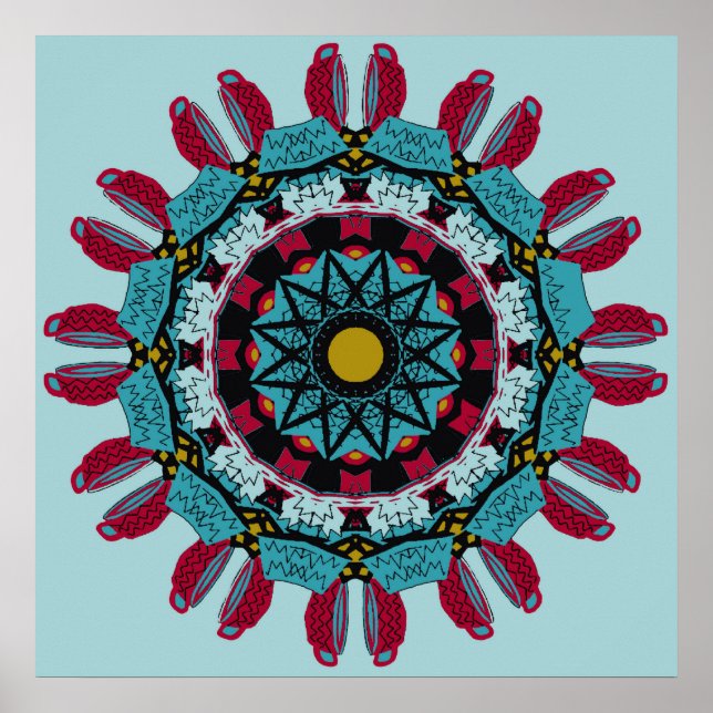 Art Mandala Poster (Vorne)