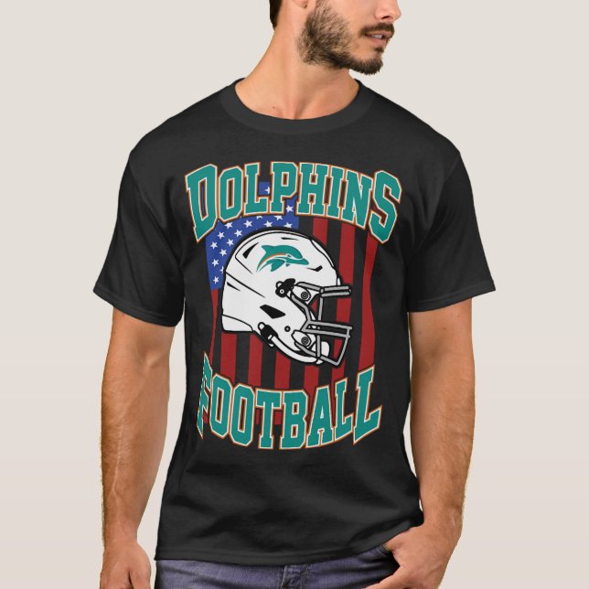 Art - Miami Dolphins Classic T-Shirt (Vorderseite)