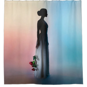 Art Modestudio Foto von wunderschönen Frauen Duschvorhang