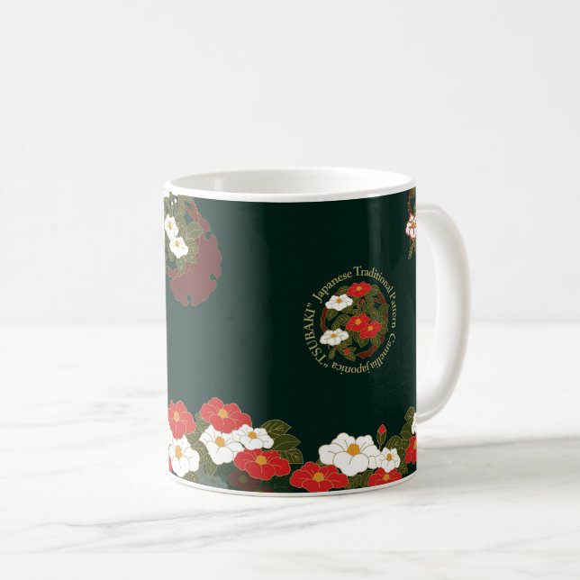 Art Mug"camellia" Kaffeetasse (VorderseiteRechts)