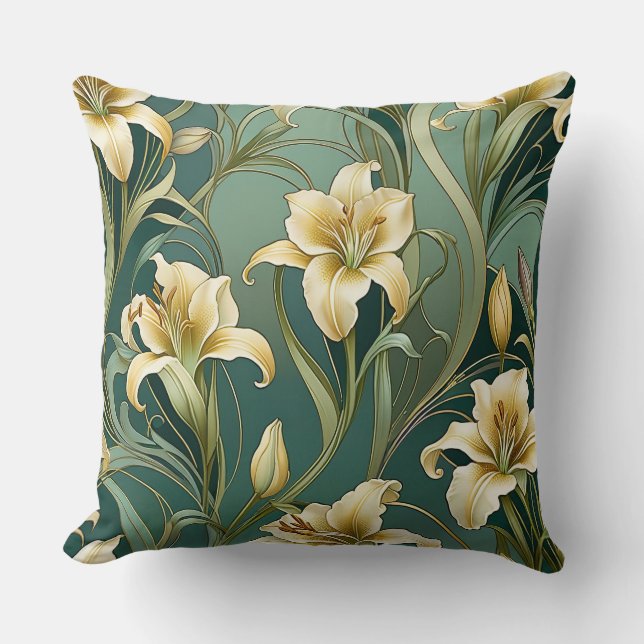 ART NEUVEA Lilies Kissen (Vorderseite)