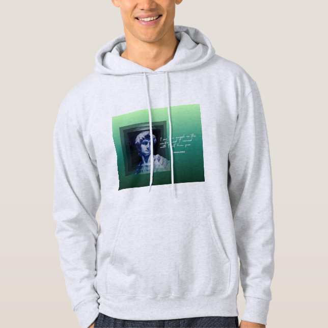 Art Never Dies Hoodie | David Sculpture (Vorderseite)