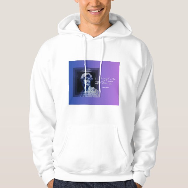 Art Never Dies Hoodie | David Sculpture (Vorderseite)