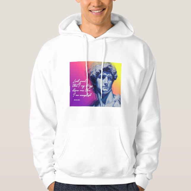 Art Never Dies Hoodie | David Skulptur  (Vorderseite)