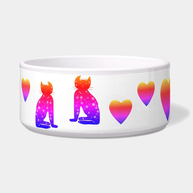 Art ,Niedlich Cat Clipart Napf (Vorderseite)