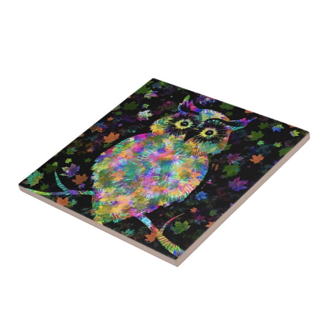 Art Night Owl - Migned Zeichnend Collection Fliese (Seite)