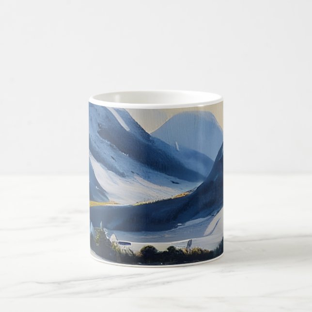 Art Norwegen Malerei Kaffeetasse (Mittel)