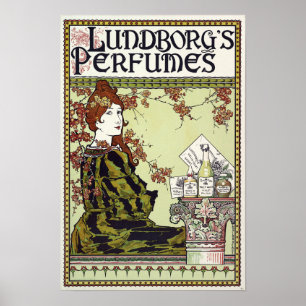 Art Nouveau 1894 Parfüm Ad von Louis John Rhead Poster
