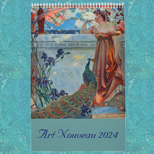 Art Nouveau 2024 Kalender