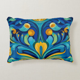 Art Nouveau Accent Pillow Dekokissen