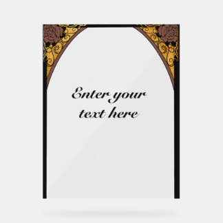 Art Nouveau Acrylschild