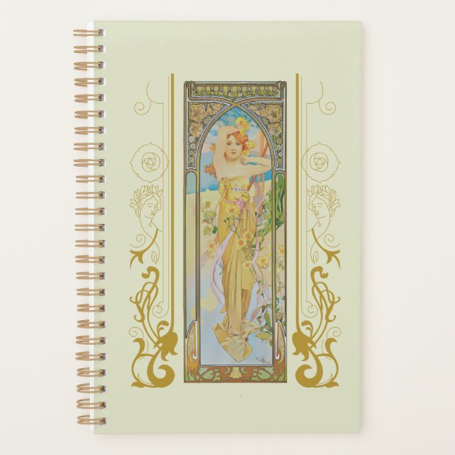Art Nouveau Alphonse Mucha - Die Helligkeit des Ta Planer (Vorderseite)