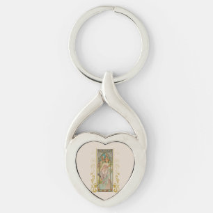 Art Nouveau Alphonse Mucha - Morgen Erwachen  Schlüsselanhänger