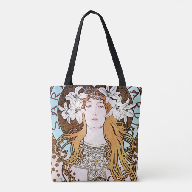 Art Nouveau - Alphonse Mucha - Sarah Bernhardt (Rückseite)