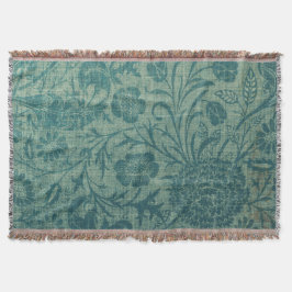 Art Nouveau,aquamarin,William Morris-Stil, floral, Decke