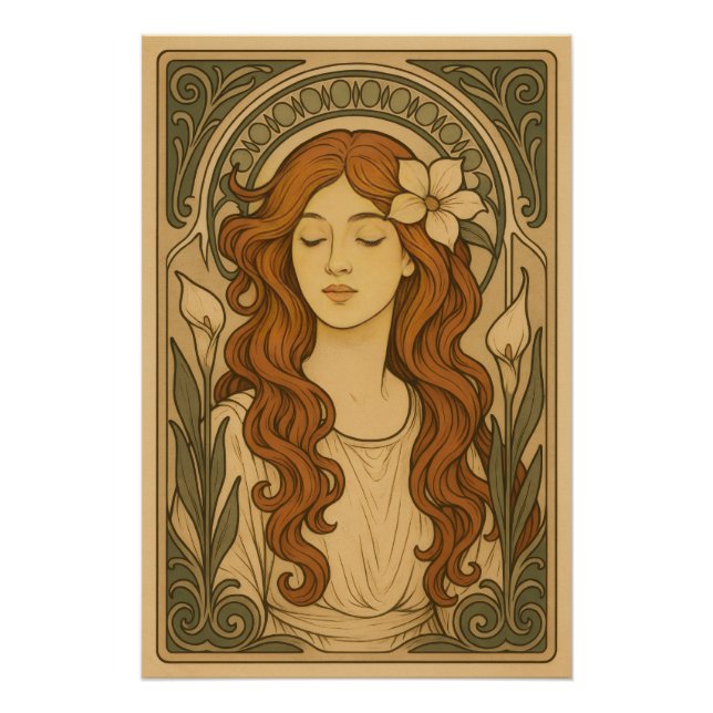 Art Nouveau Art Art Poster (Vorderseite)