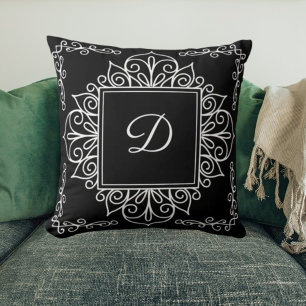 Art Nouveau Art Deco Monogram Kissen
