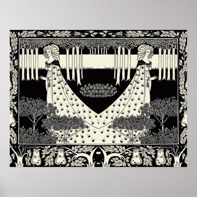 Art Nouveau Aubrey Beardsley Salome Poster (Vorne)