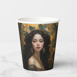 Art Nouveau Beauty No. 2 Paper Cups Pappbecher