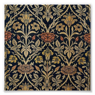 Art nouveau, Belle epoque Muster, vintage, chic, W Fotodruck