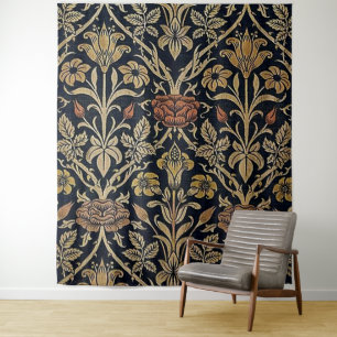 Art nouveau, Belle epoque-Muster, vintage, chic, W Wandteppich