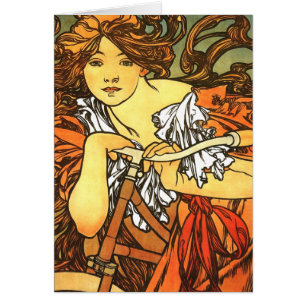 Art Nouveau Bicycle Mucha Art Collection