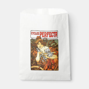 Art Nouveau Bicycle Mucha Art Collection Geschenktütchen