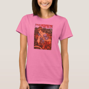 Art Nouveau Bicycle Mucha Art Collection T-Shirt